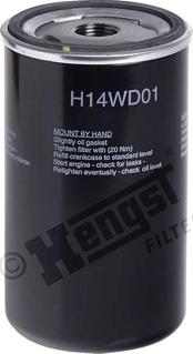 Hengst Filter H14WD01 - Hüdraulikafilter,automaatkäigukast abeteks.ee