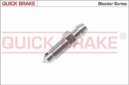 OJD Quick Brake 0015 - Õhutuskruvi / klapp, rattapidurisilinder abeteks.ee