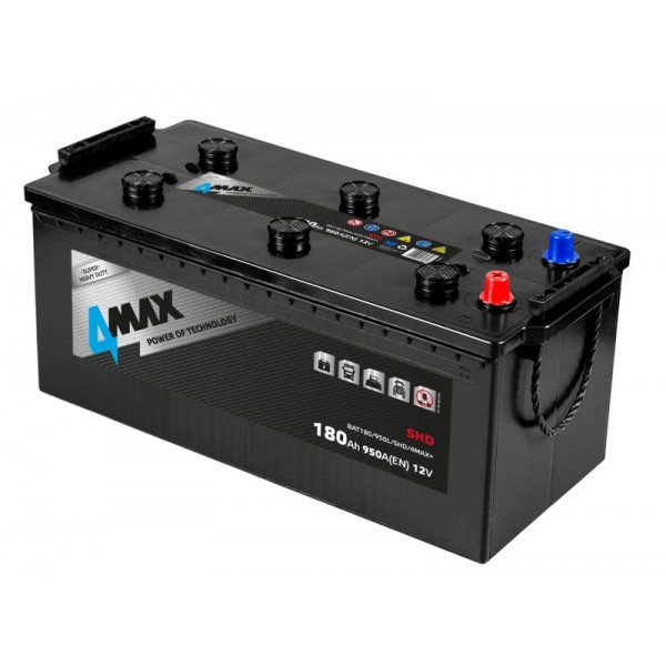 4MAX BAT180 12V 180Ah/950A SHD 513x223x223 B00