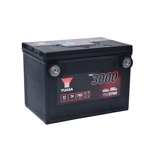Yuasa YBX3780 12V 74Ah 740A Yuasa SMF Battery