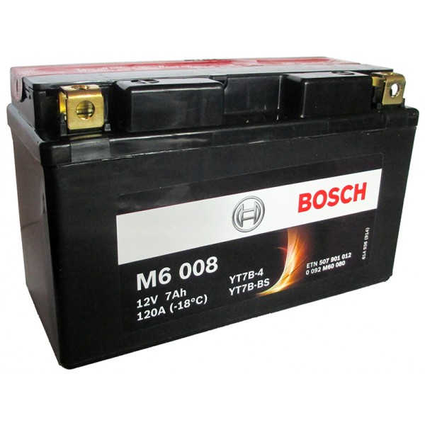 BOSCH M6 008 MC AGM 12 V 7 Ah 120 A 4 150x66x94