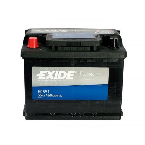 EXIDE EC551 CLASSIC 55Ah 460A (+ -) 242x175x190