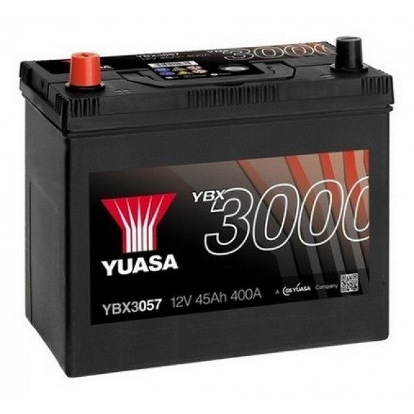 YUASA YBX3057 45Ah 400A SMF  1(+ -) 238x129x223