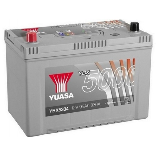 YUASA YBX5334 95Ah 830A Silver High Performance  1(+ -) 303x174x222